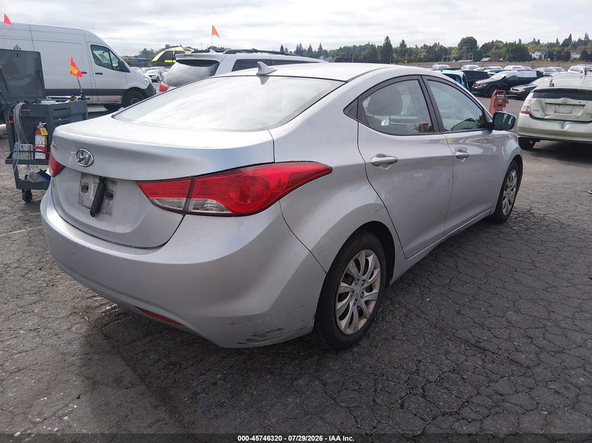 Vin: 5npdh4ae0dh223627, lot: 46245025, hyundai elantra gls 20134