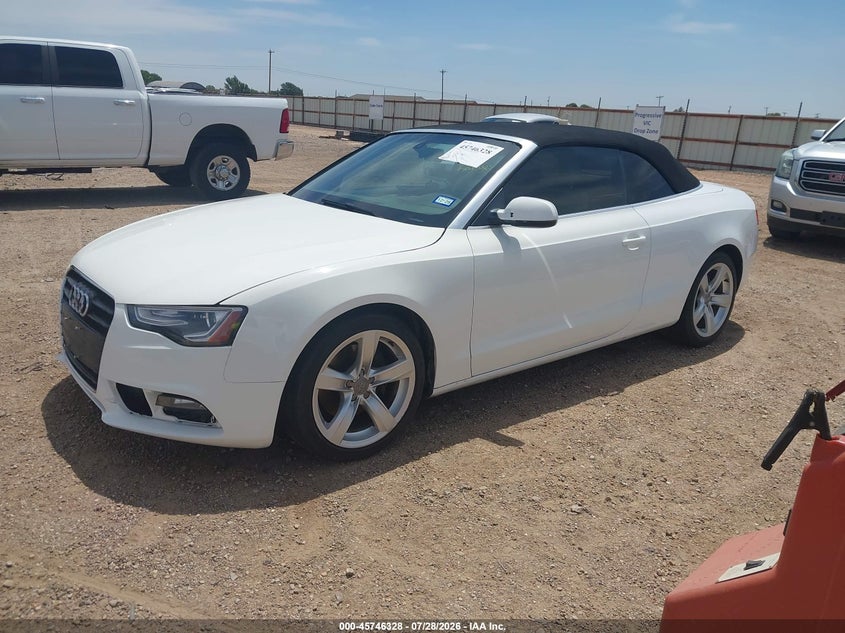 Vin: wauafafh2dn018348, lot: 46245032, audi a5 2.0t premium 20132