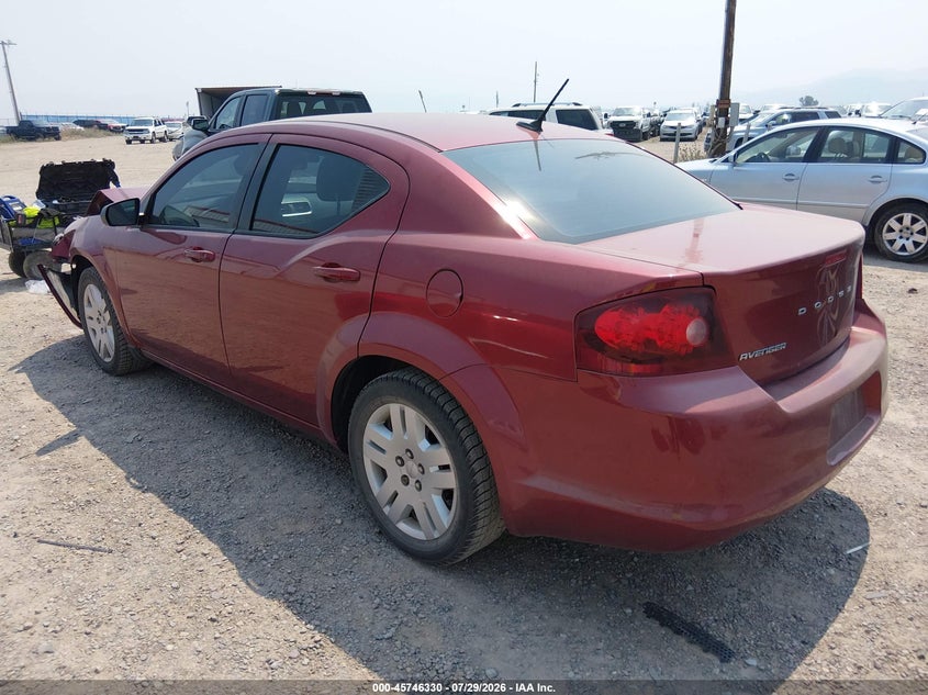 2014 DODGE AVENGER auction photo 3