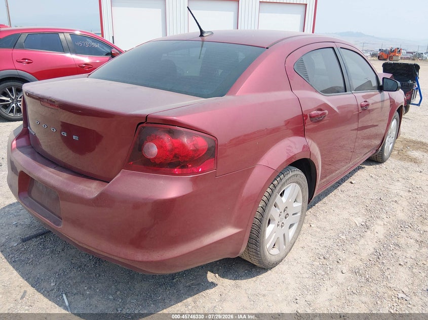 2014 DODGE AVENGER auction photo 4