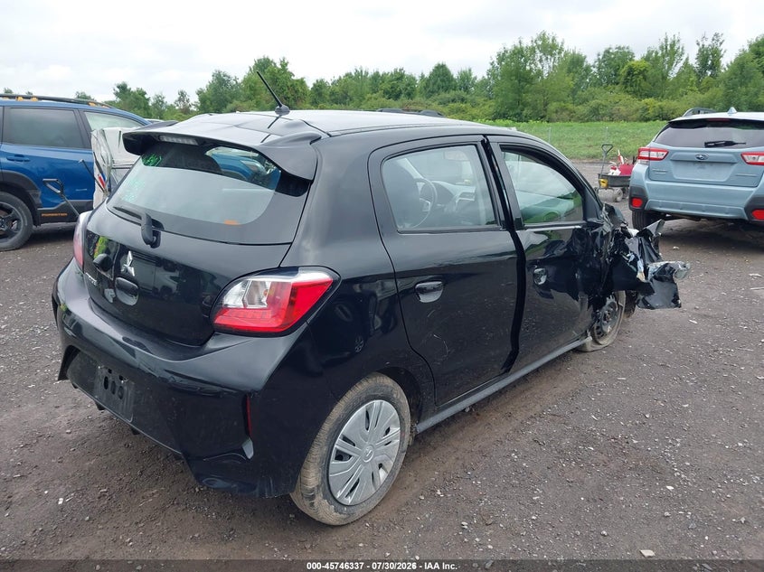 Vin: ml32auhj4rh019890, lot: 46245041, mitsubishi mirage es/le 20244
