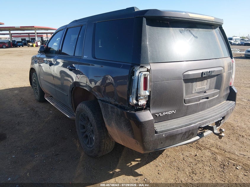 Vin: 1gks2bkc5gr144773, lot: 46245047, gmc yukon slt 20163