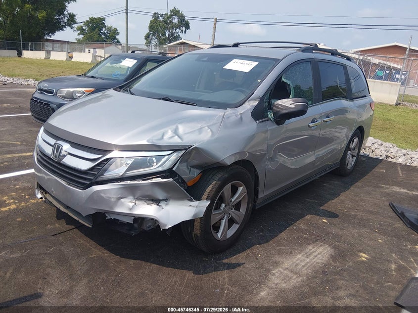 Vin: 5fnrl6h52kb024533, lot: 46245049, honda odyssey ex 20192