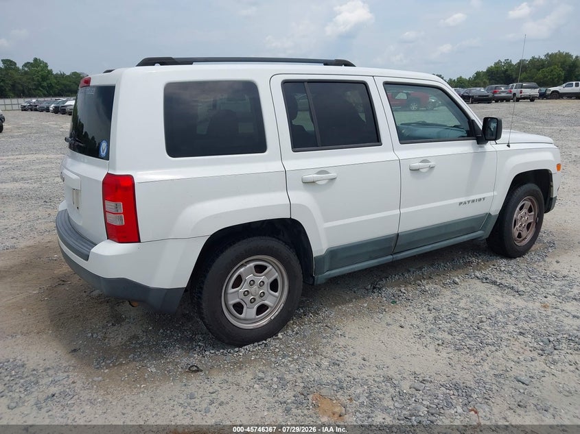 Vin: 1j4nt1ga2bd285372, lot: 46245071, jeep patriot sport 20114