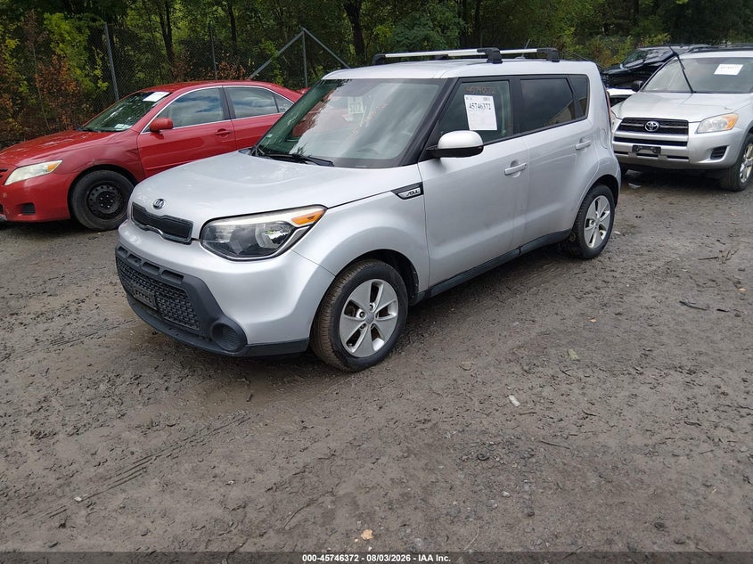 Vin: kndjn2a24f7784829, lot: 46245076, kia soul 20152