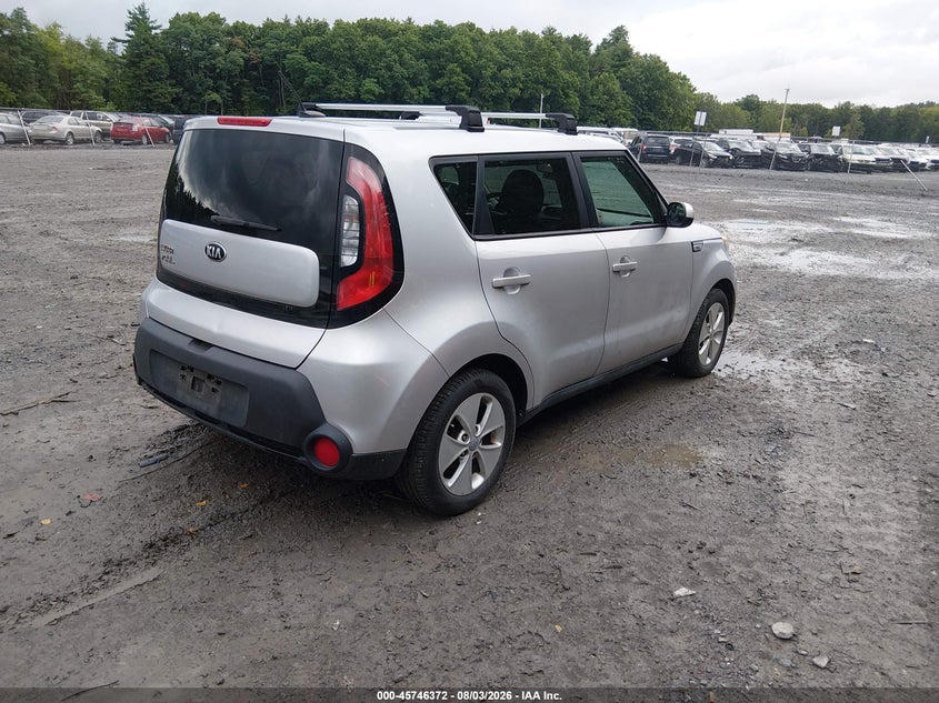 Vin: kndjn2a24f7784829, lot: 46245076, kia soul 20154