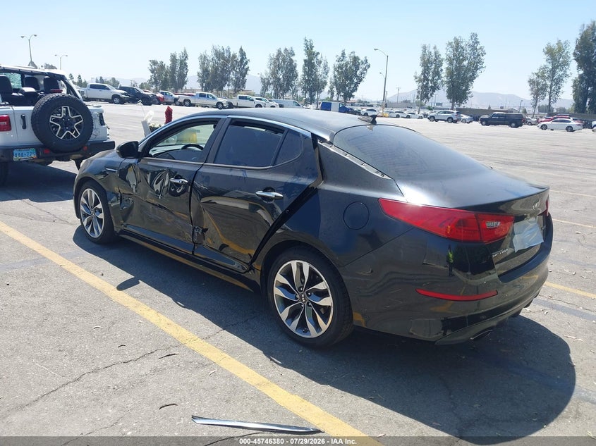 Vin: 5xxgr4a72fg442115, lot: 46245084, kia optima sx 20153