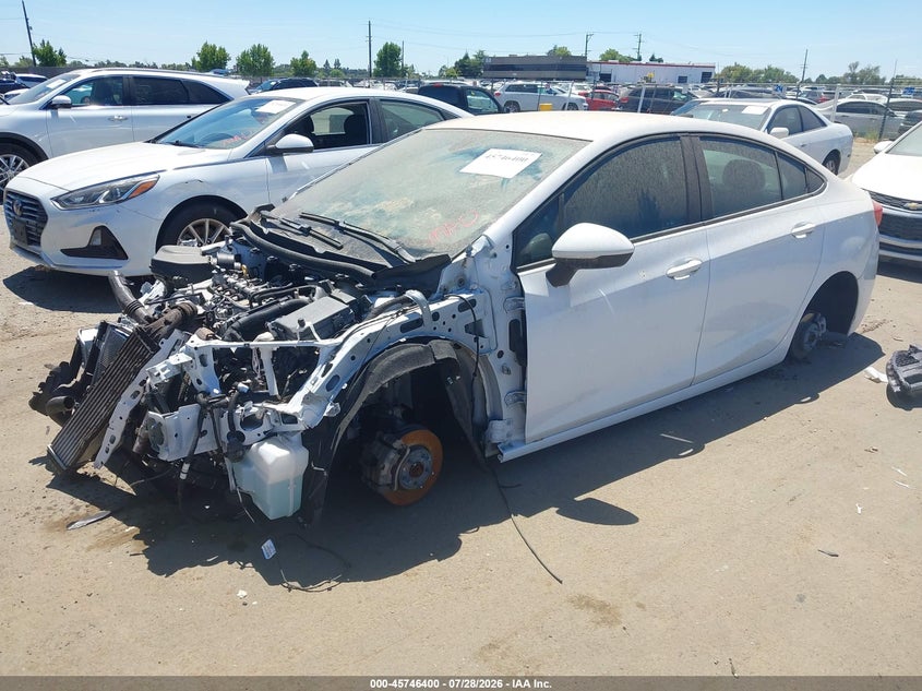 Vin: 1g1bc5sm3k7115790, lot: 46245104, chevrolet cruze ls 20192