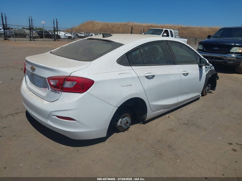 Vin: 1g1bc5sm3k7115790, lot: 46245104, chevrolet cruze ls 20194