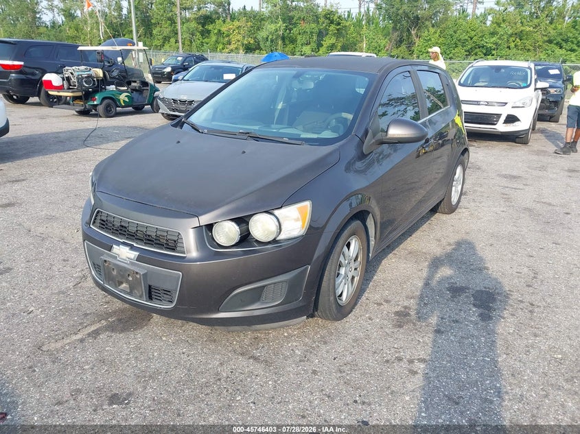Vin: 1g1jc6sg5f4102817, lot: 46245107, chevrolet sonic lt auto 20152