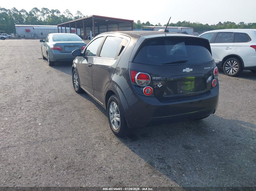 Vin: 1g1jc6sg5f4102817, lot: 46245107, chevrolet sonic lt auto 20153