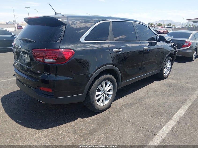 Vin: 5xypg4a36kg530562, lot: 46245113, kia sorento 2.4l l 20194