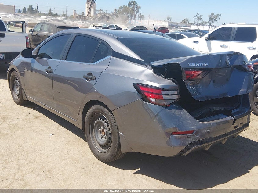 Vin: 3n1ab8bv1ry344318, lot: 46245141, nissan sentra s xtronic cvt 20243