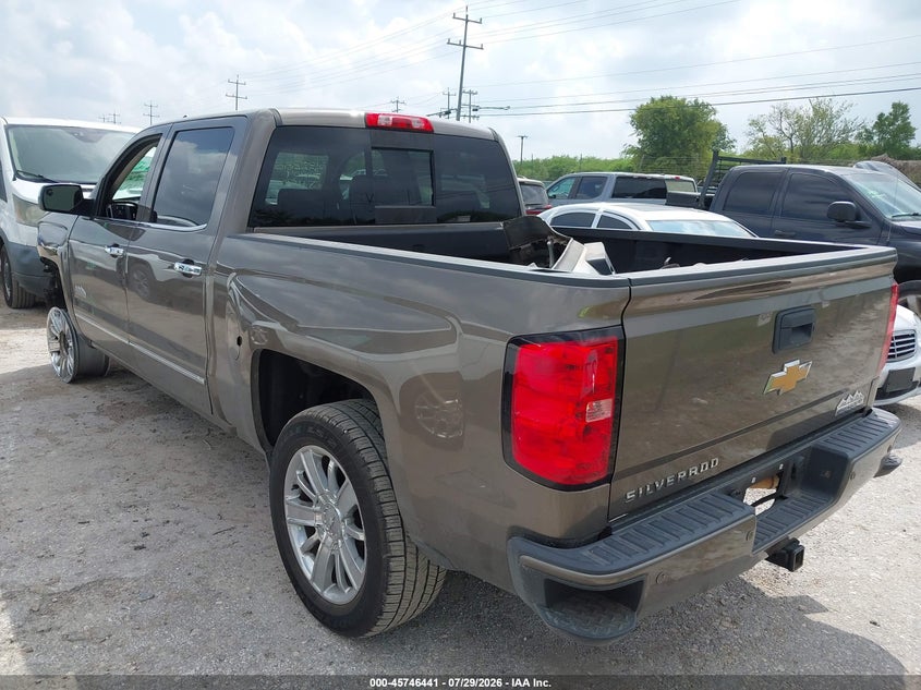 Vin: 3gcpctec9fg440104, lot: 46245145, chevrolet silverado 1500 high country 20153