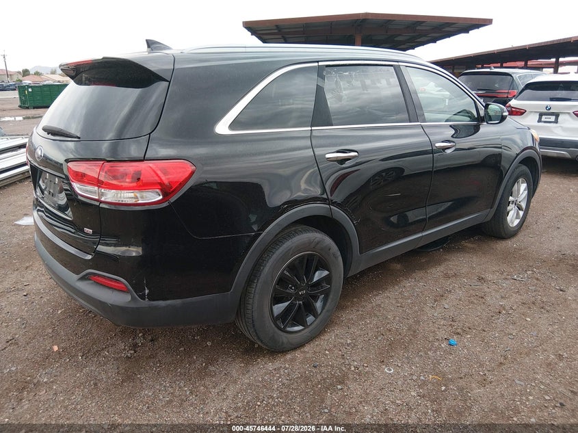 Vin: 5xypg4a31jg339632, lot: 46245148, kia sorento 2.4l lx 20184