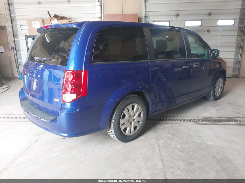 Vin: 2c4rdgbgxkr669268, lot: 46245152, dodge grand caravan se 20194