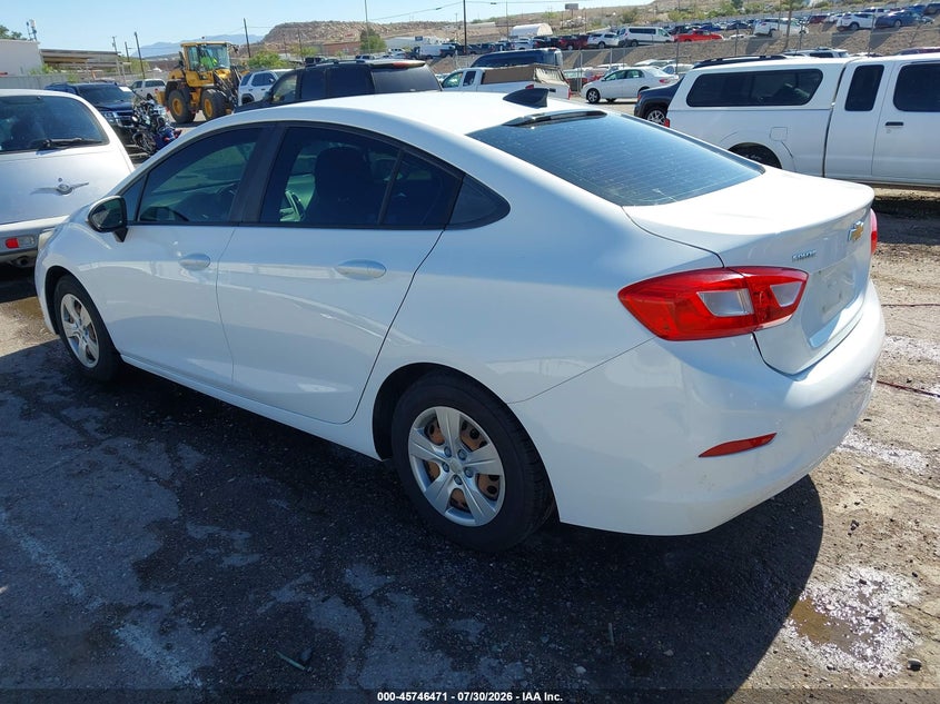 Vin: 1g1bc5sm0g7273107, lot: 46245175, chevrolet cruze ls auto 20163