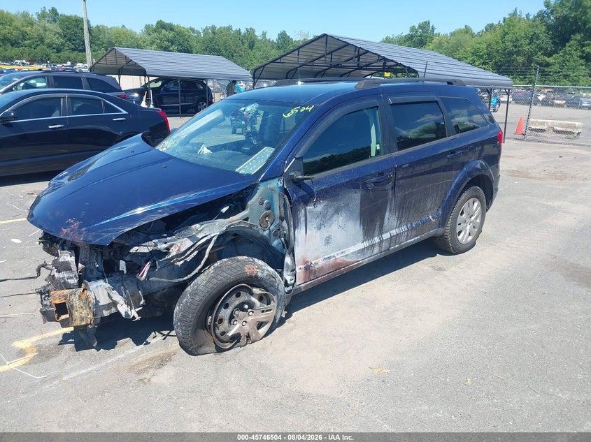 Vin: 3c4pdcab7kt738209, lot: 46245208, dodge journey se value package 20192