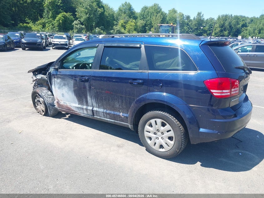Vin: 3c4pdcab7kt738209, lot: 46245208, dodge journey se value package 20193