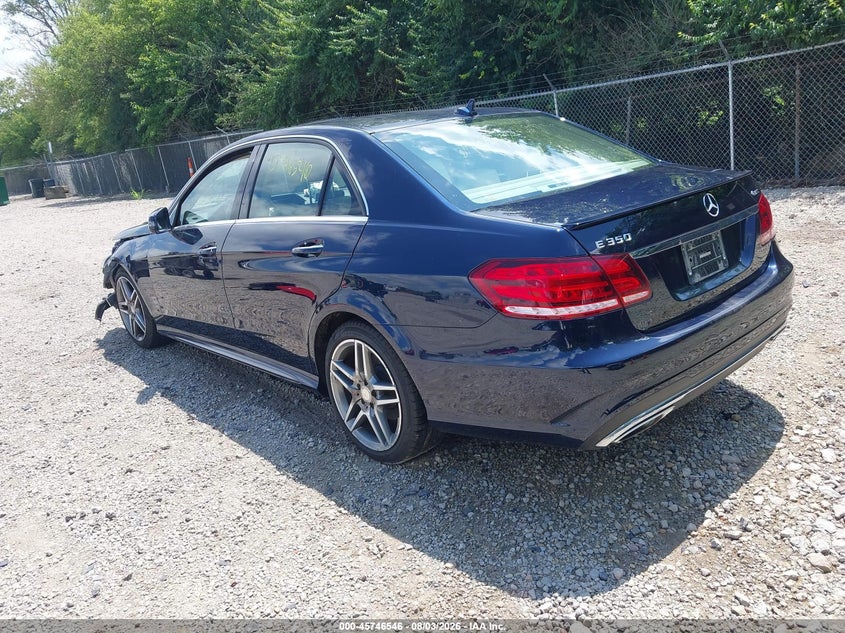 Vin: wddhf8jb8fb110586, lot: 46245250, mercedes-benz e 350 4matic 20153