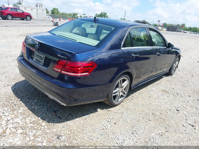 Vin: wddhf8jb8fb110586, lot: 46245250, mercedes-benz e 350 4matic 20154