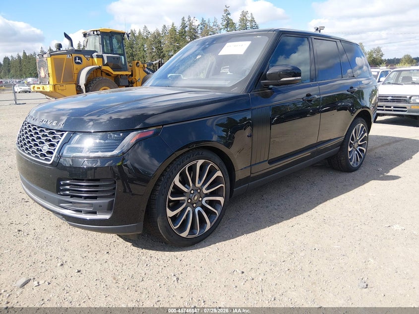 Vin: salgs2sv4ja385936, lot: 46245251, land rover range rover 3.0l v6 supercharged hse 20182