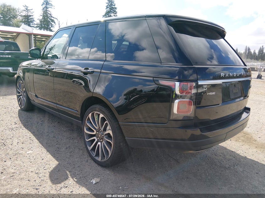 Vin: salgs2sv4ja385936, lot: 46245251, land rover range rover 3.0l v6 supercharged hse 20183