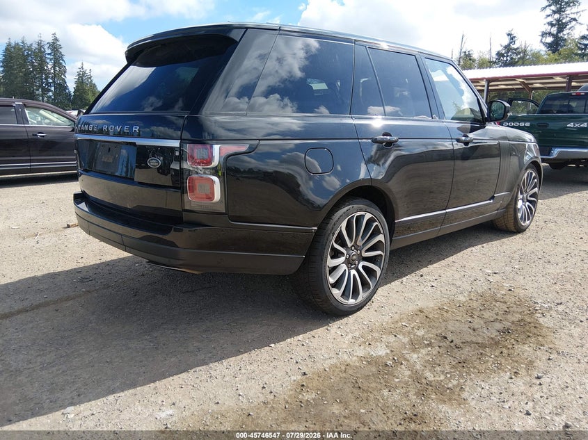 Vin: salgs2sv4ja385936, lot: 46245251, land rover range rover 3.0l v6 supercharged hse 20184