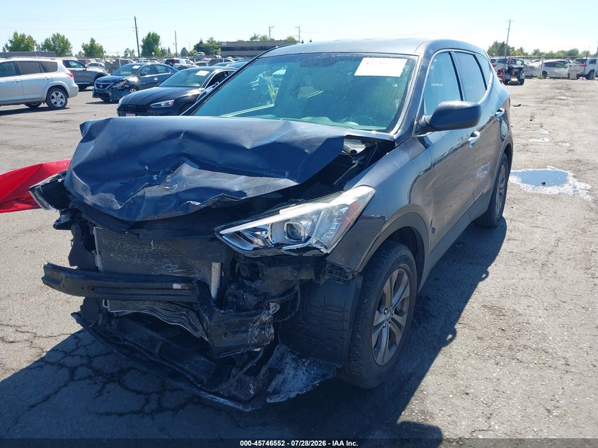 Vin: 5xyztdlb8fg283544, lot: 46245256, hyundai santa fe sport 2.4l 20152