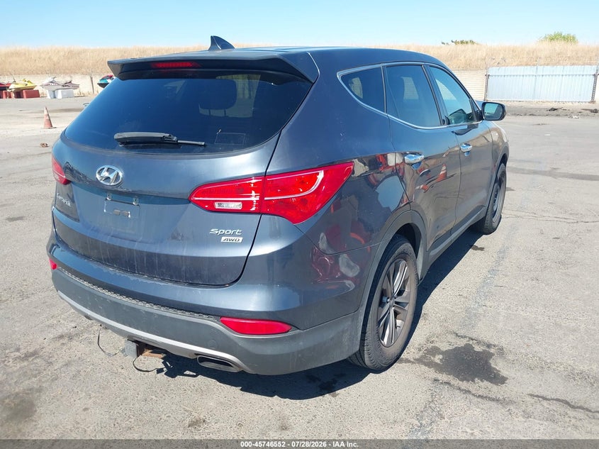 Vin: 5xyztdlb8fg283544, lot: 46245256, hyundai santa fe sport 2.4l 20154