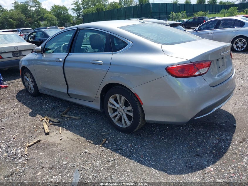 Vin: 1c3cccab0fn613564, lot: 46245270, chrysler 200 limited 20153