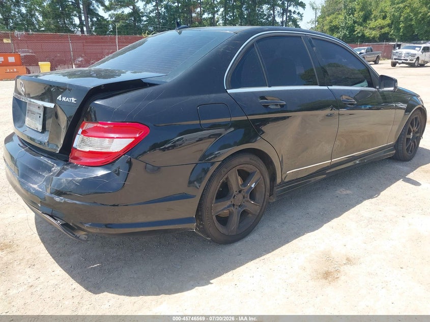 Vin: wddgf8bbxbf643231, lot: 46245274, mercedes-benz c 300 sport 4matic 20114