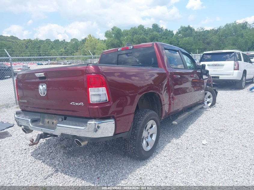 Vin: 1c6srfft1kn668583, lot: 46245286, ram 1500 big horn/lone star  4x4 5'7 box 20194