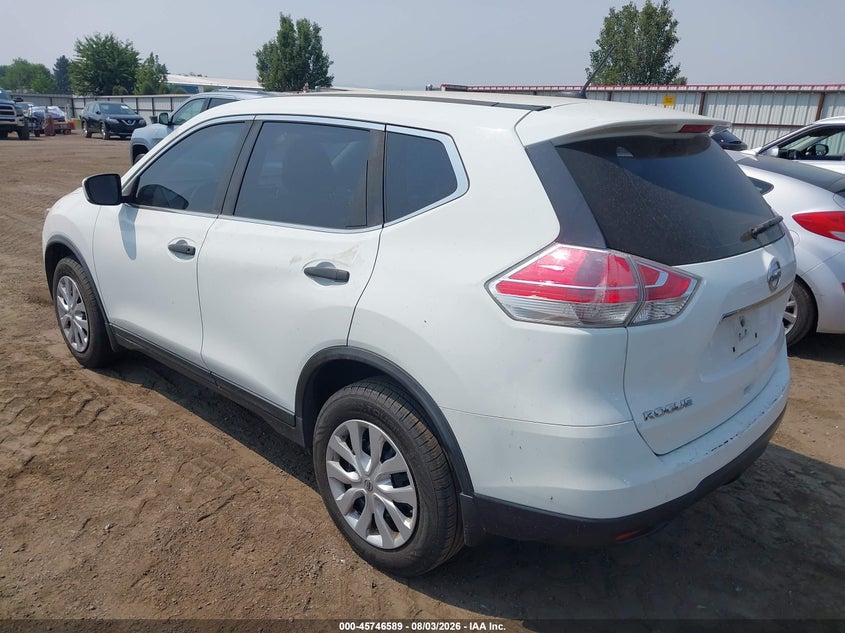 2016 NISSAN ROGUE auction photo 3