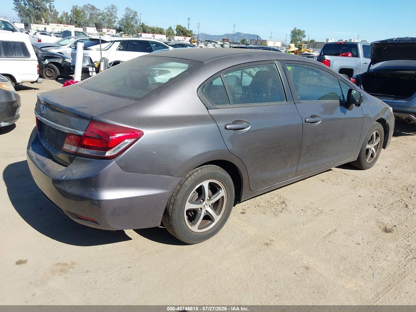 2015 HONDA CIVIC SEDAN 1.8L I-4 VVT, REGULAR , 143HP