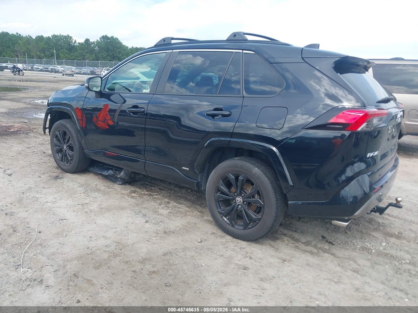 Vin: jtm16rfv8pd083402, lot: 46245339, toyota rav4 hybrid se 20233