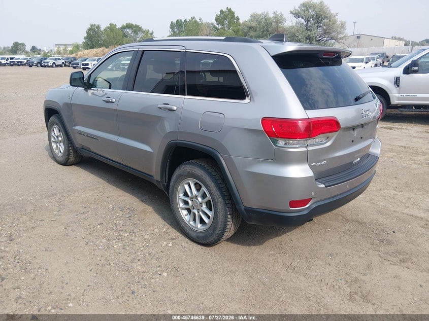 Vin: 1c4rjfag7jc405243, lot: 46245343, jeep grand cherokee laredo e 4x4 20183