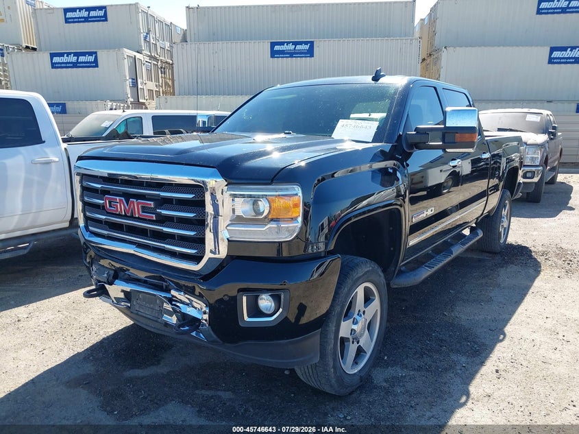Vin: 1gt12te88gf181001, lot: 46245347, gmc sierra 2500hd slt 20162