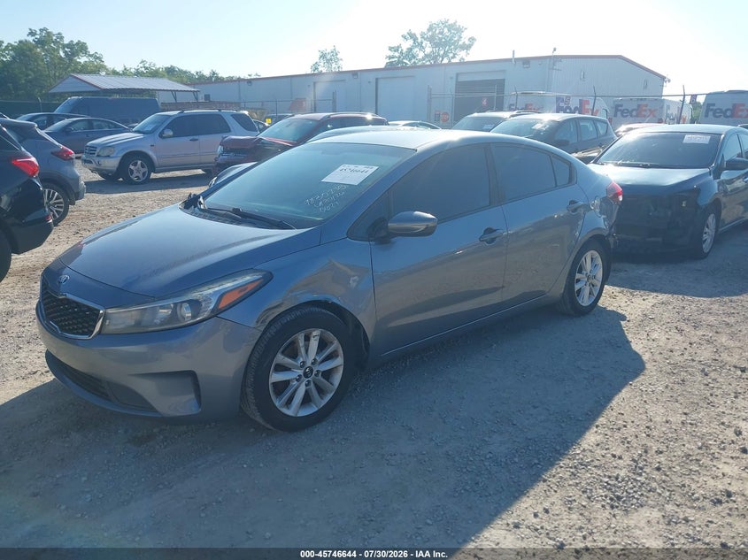 Vin: 3kpfl4a72he060627, lot: 46245348, kia forte s 20172