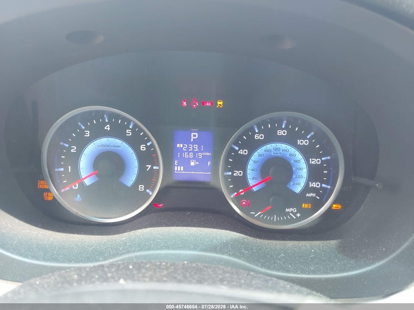 2015 SUBARU XV CROSSTREK HYBRID auction photo 7