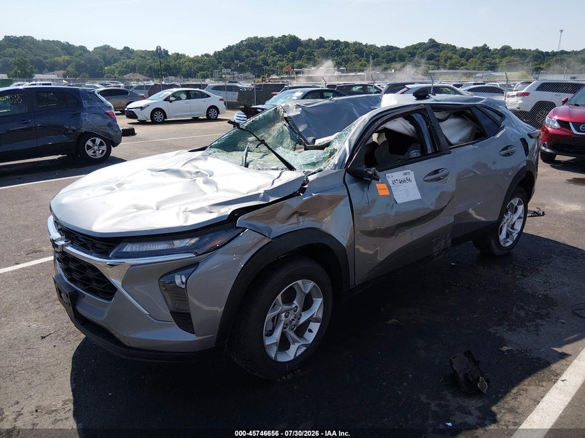 Vin: kl77lfep6tc166540, lot: 46245360, chevrolet trax fwd ls 20262