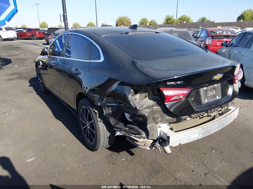 Vin: 1g1zd5st6lf023616, lot: 46245376, chevrolet malibu fwd lt 20203