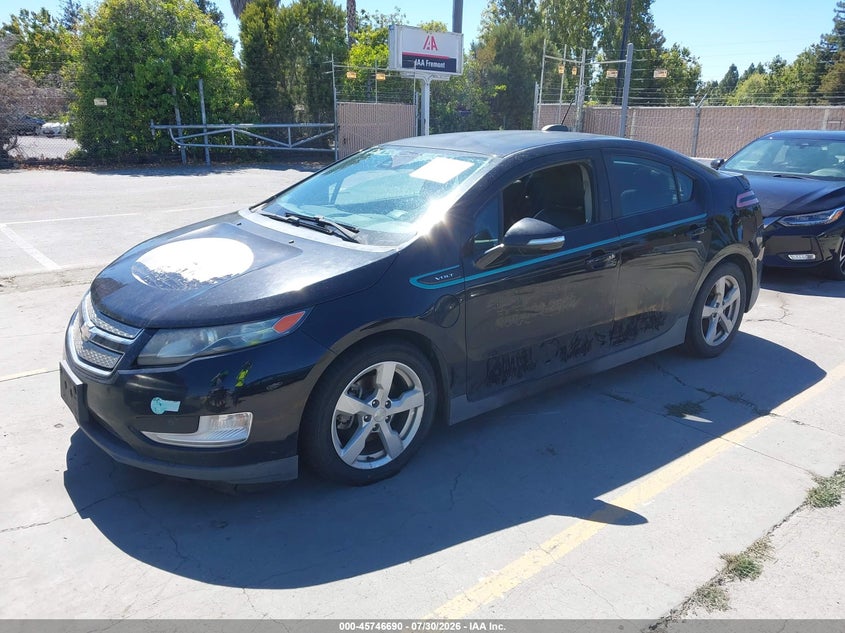Vin: 1g1rd6e45fu107971, lot: 46245394, chevrolet volt 20152