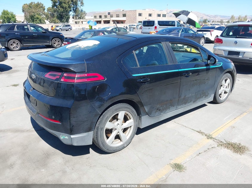 Vin: 1g1rd6e45fu107971, lot: 46245394, chevrolet volt 20154