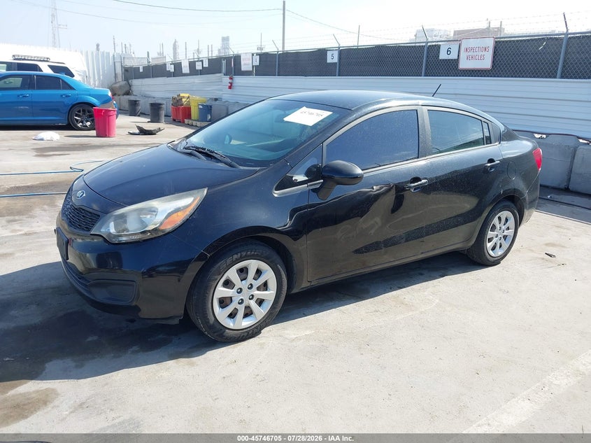 Vin: knadm4a37f6521919, lot: 46245409, kia rio lx 20152