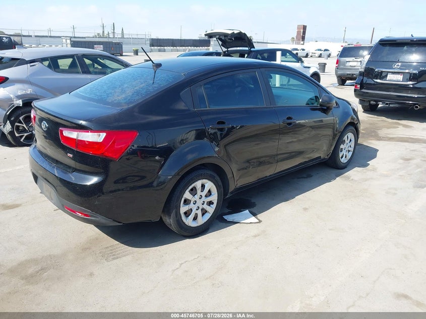 Vin: knadm4a37f6521919, lot: 46245409, kia rio lx 20154