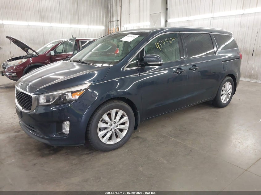 Vin: kndmc5c1xf6023673, lot: 46245414, kia sedona ex 20152