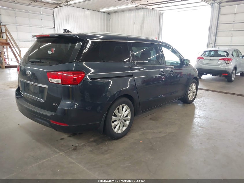 Vin: kndmc5c1xf6023673, lot: 46245414, kia sedona ex 20154