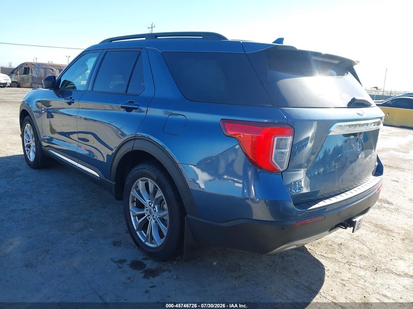 Vin: 1fmsk8dh8lgc10080, lot: 46245430, ford explorer xlt 20203
