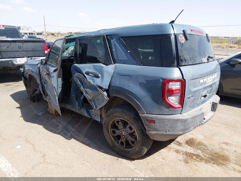 Vin: 3fmcr9b64rrf41439, lot: 46245437, ford bronco sport big bend 20243